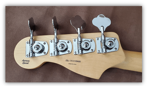 Fender Precision Bass Headstock Rear View