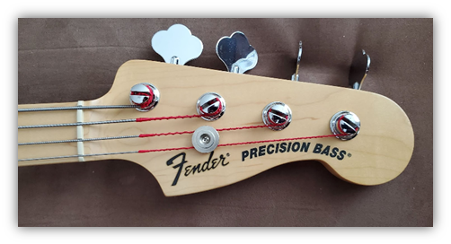Music Theory Fender Precision Bass Headstock Front View